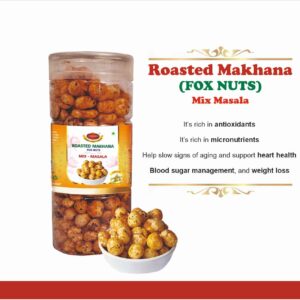 Roasted Makhana  (FOX NUTS)  Mix Masala